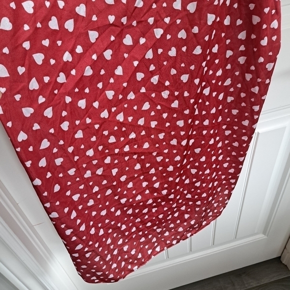 Vtg Petra Fashions Valentines Day Love Hearts nightie slip dress LG USA Pinup - Picture 4 of 8